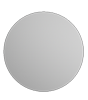 Fenster-Klebefolie unbedruckt rund (kreisrund konturgeschnitten)