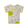 Visitenkarte Shirt, 85 x 85 mm, 1-seitig, 4/0-farbig CMYK